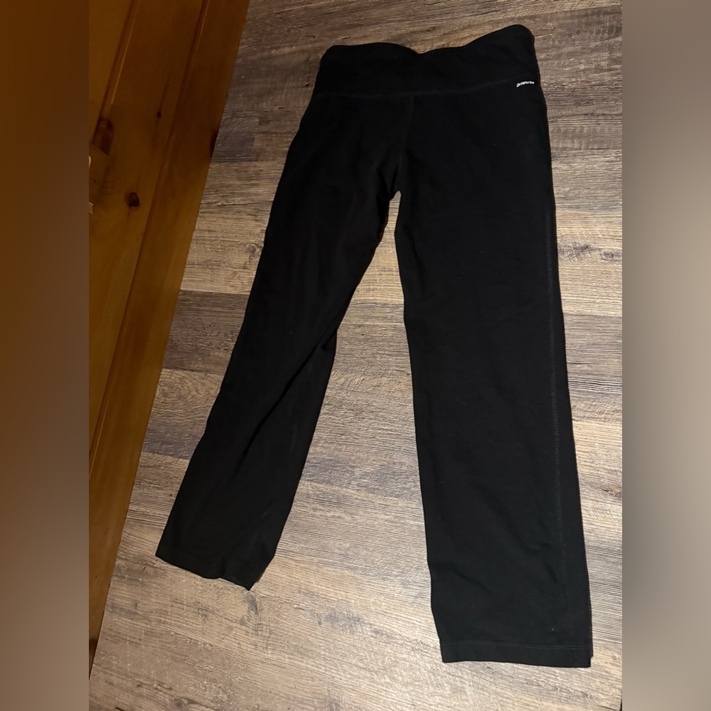 Athletic Works Black Cotton-Spandex Blend Leggings
